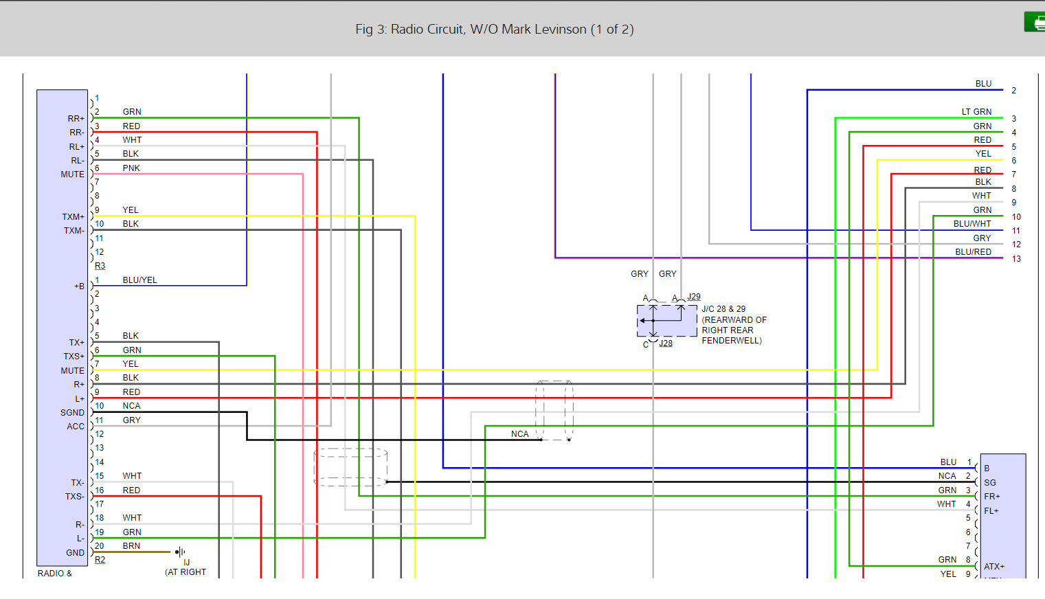 Lexus Ls430 Mark Levinson Wiring Diagram - Wiring Diagram