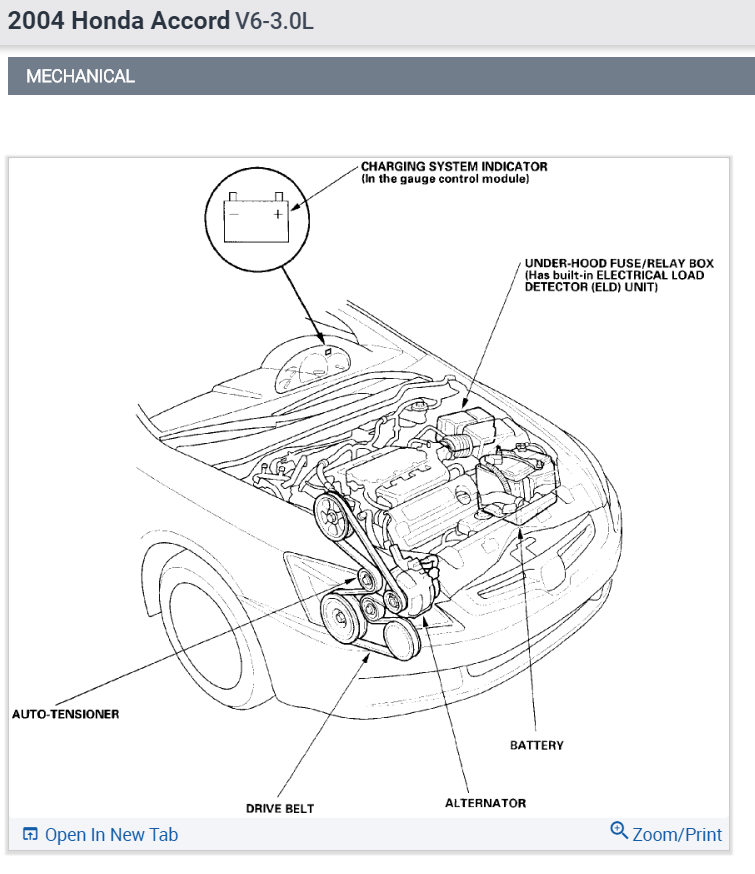 2004 Honda Accord 2 4 L Serpentine Belt Diagram - satoricinema