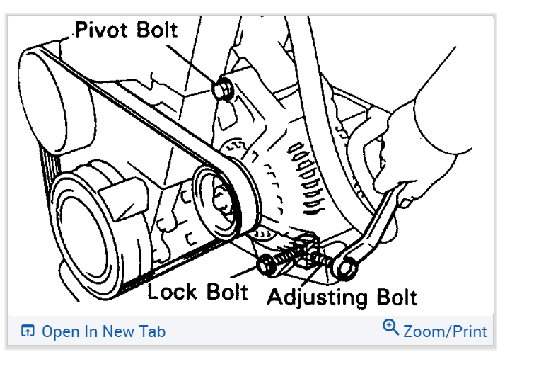Alternator Timing Belt Tension Bolt Hello, We Have Replaced the