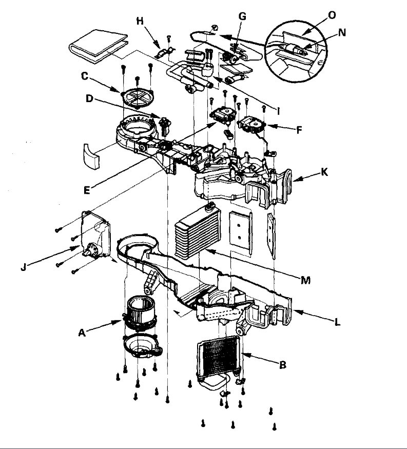 Location of Rear A/C Expansion Valve