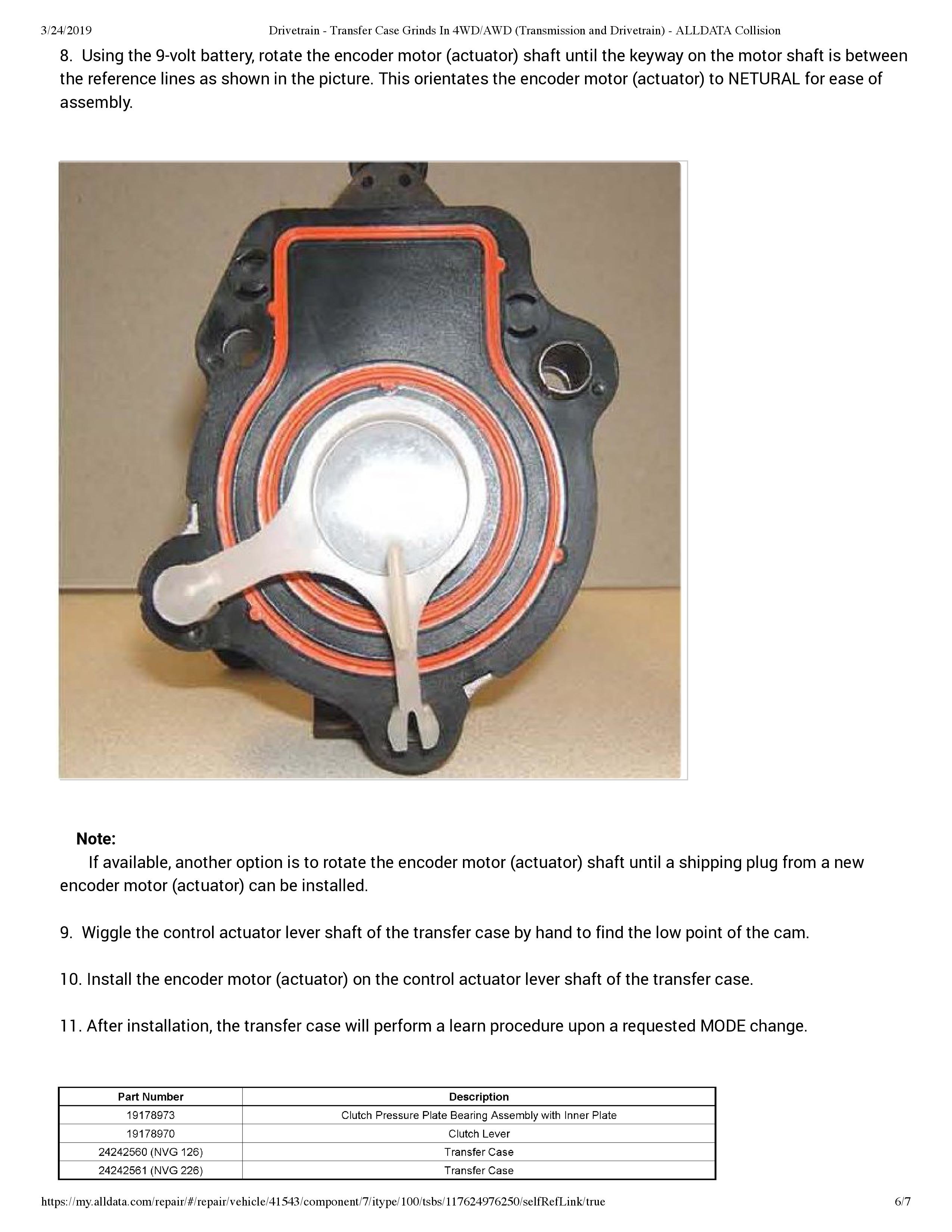 Four Wheel Drive Makes Grinding Noise Drives Fine in Two Wheel