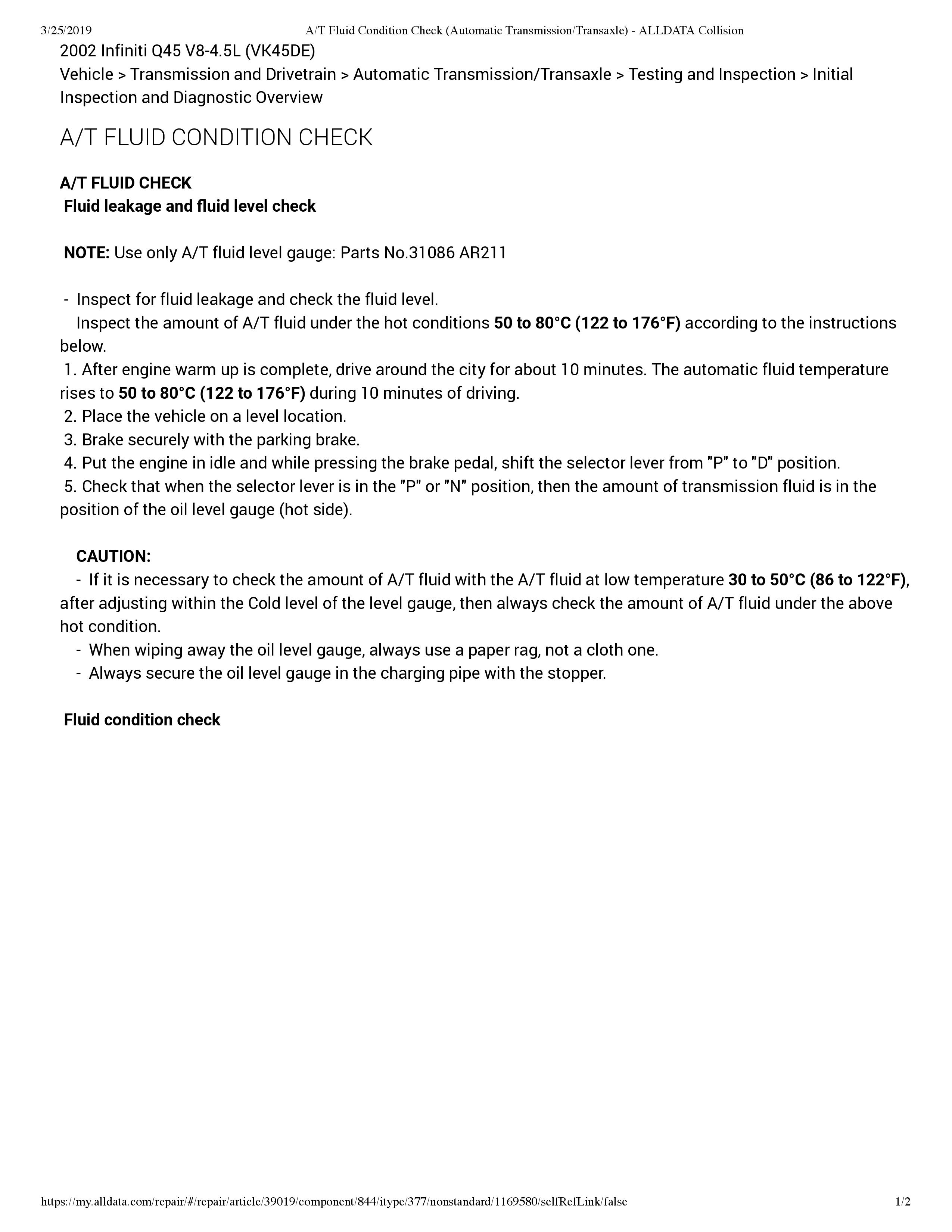 Intermittent Transmission Slipping When Accelerating From a Stop