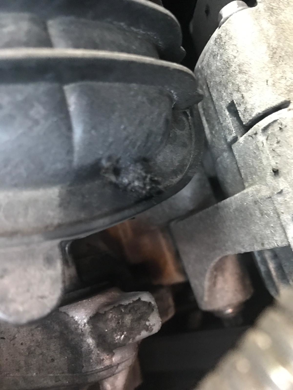 Smoke Holes in Intake Manifold Mini Was Smoking Whilst Driving