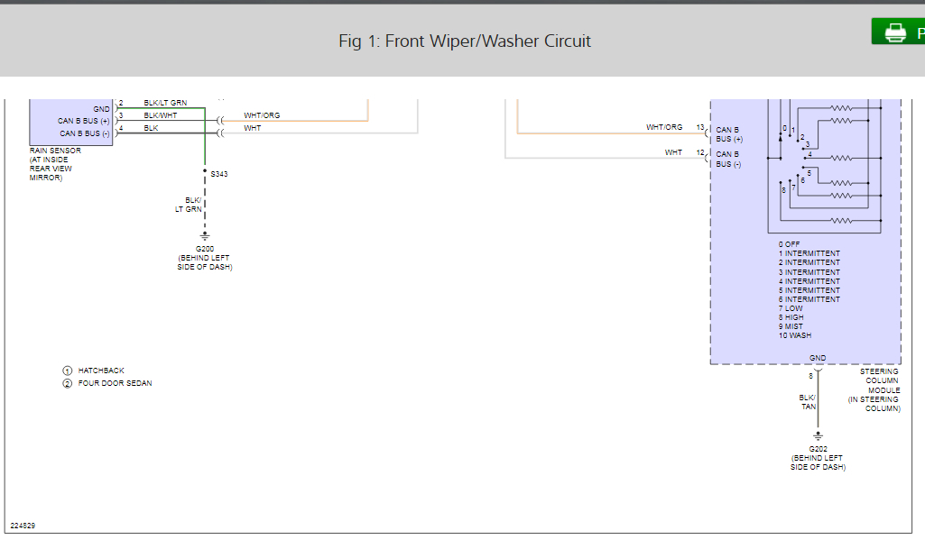 High Beam and Windshield Wiper Fuse Keeps Blowing