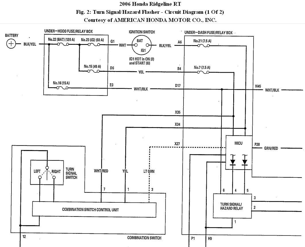 2006 Honda Odyssey Diagram Schematic Wiring Diagram
