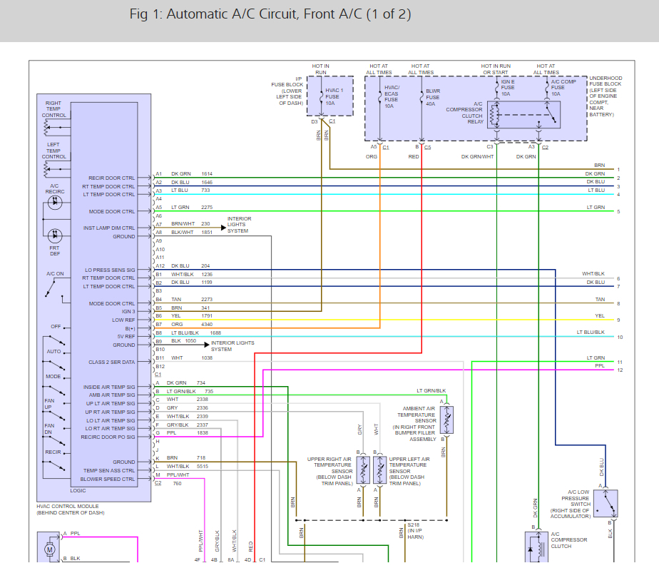 Hvac (heater AC) Wiring Diagrams Please?: Have An Issue with A/C