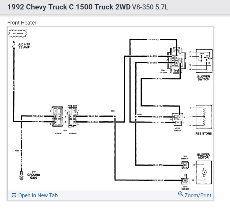 Heater Wiring: Does Anyone Have the Wiring Diagram for the  