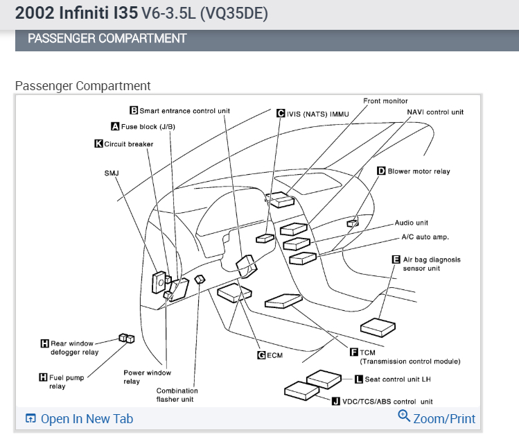 Wiring Diagram PDF: 2002 Infiniti Q45 Fuse Box