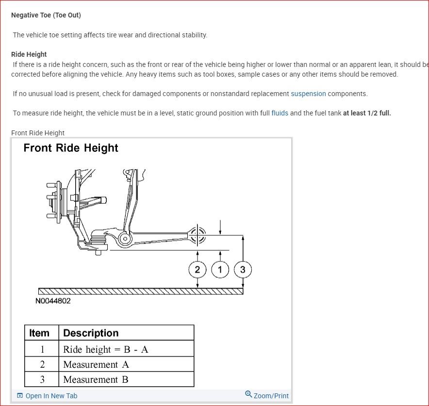 Steering Wheel Not Returning to Center at Low RPM's
