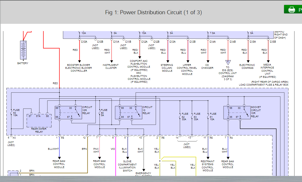 Fuse Box in Luggage Compartment Hired Someone to Install After