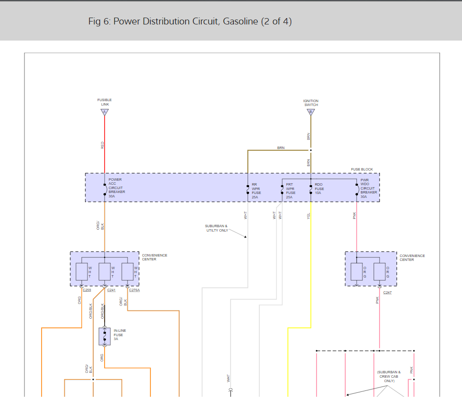 94 Chevy Suburban Power Window Wiring Diagram Convenience Center from www.2carpros.com