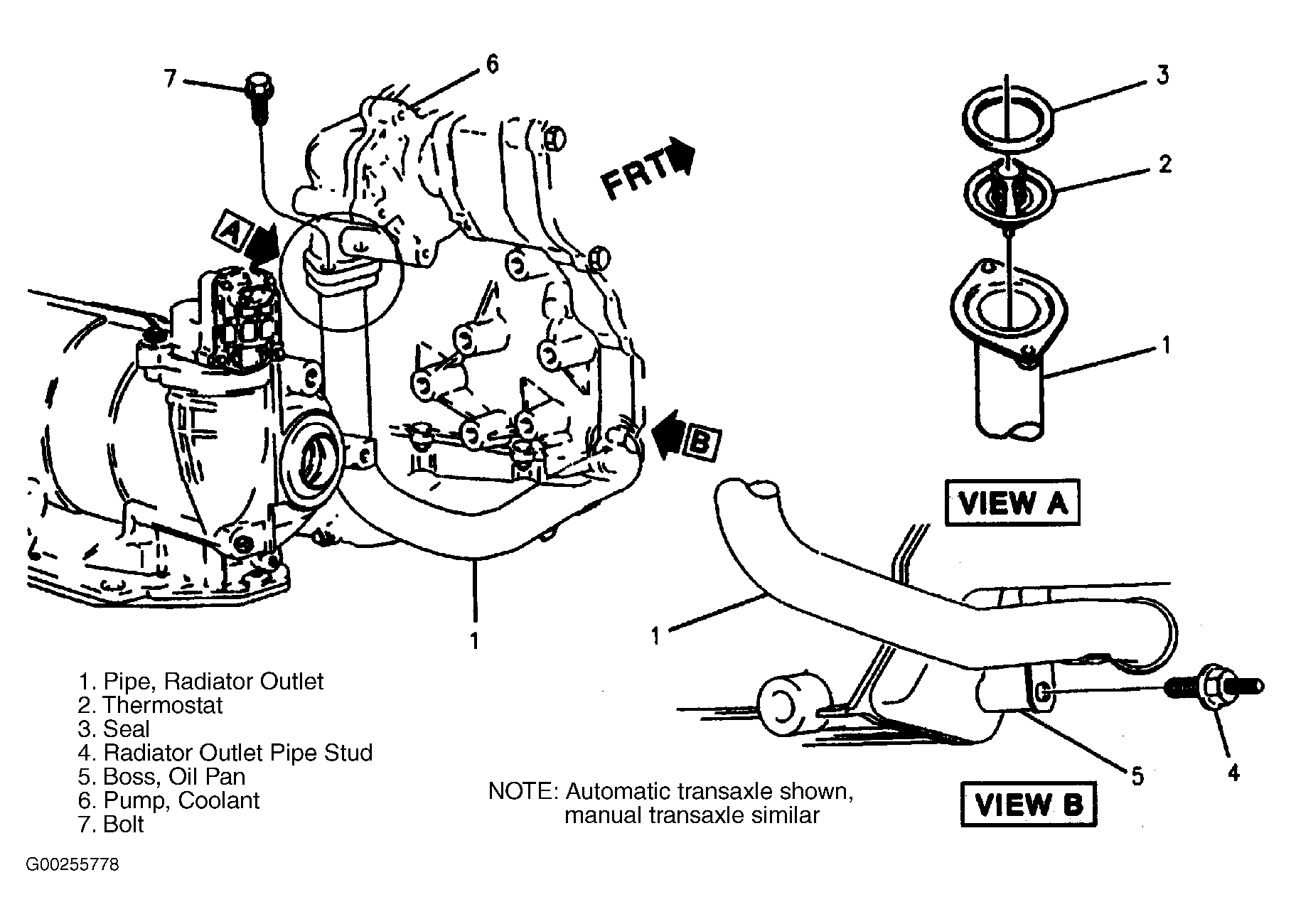 1995 pontiac grand prix thermostat replacement