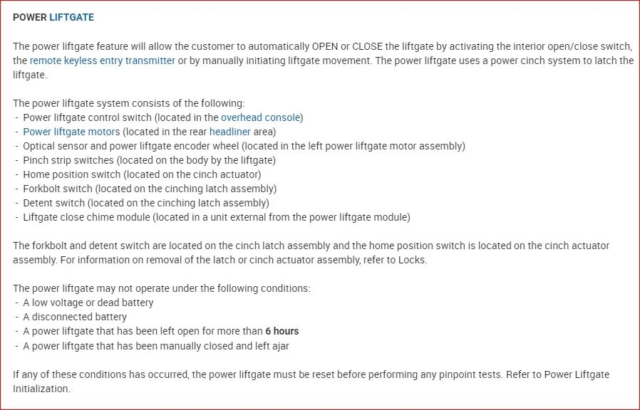 Power Tailgate/liftgate Stopped Working Can a Faulty Tailgate