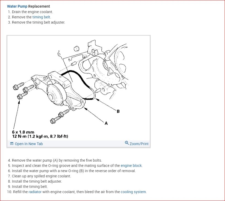 Changing Water Pump to Change the Water Pump on This Car Need to