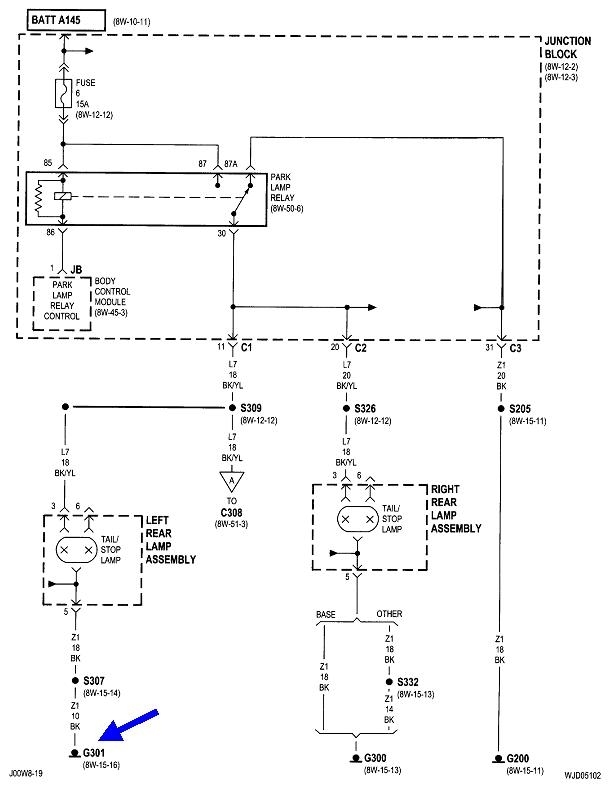 Drivers Side Only Brake Light Not Working When Headlights/parking