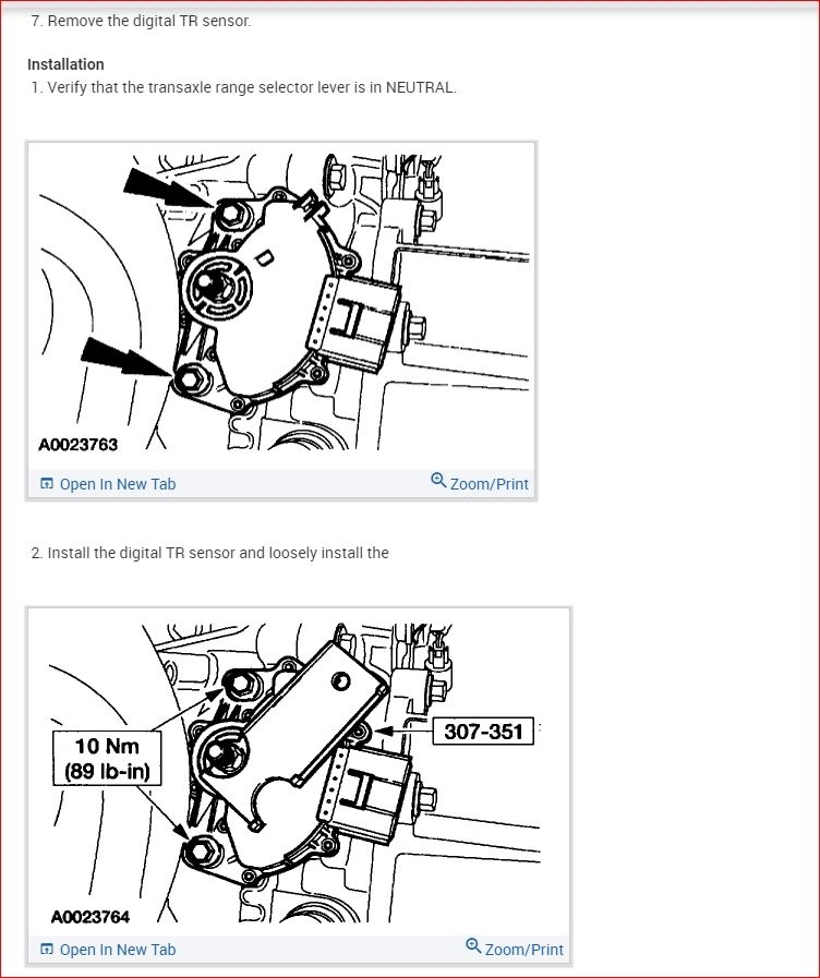 Transmission Range Sensor Location What Is It? Tried Looking It