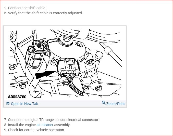Transmission Range Sensor Location What Is It? Tried Looking It