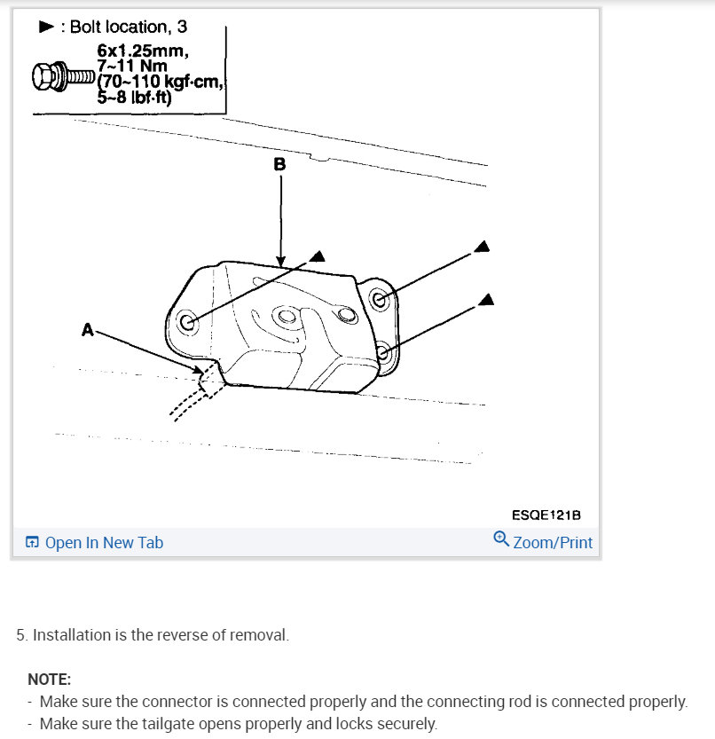 Trunk Latch Not Working the Trunk Latch Is Not Working.