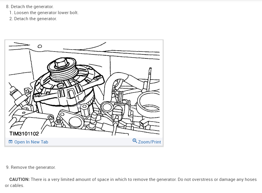Alternator Replacement Can't Remove Bottom Bolt.