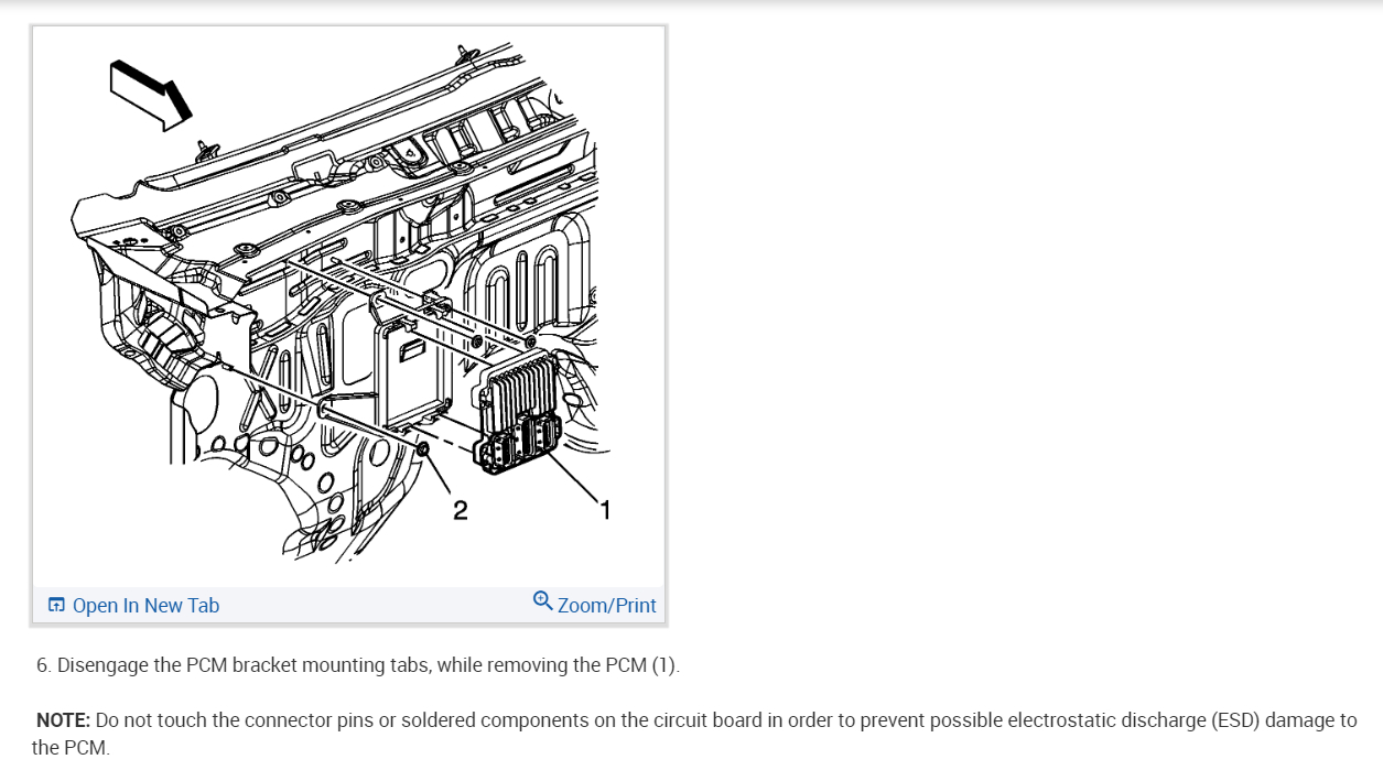 PCM Replacement and Location I Need to Replace My PCM Can You