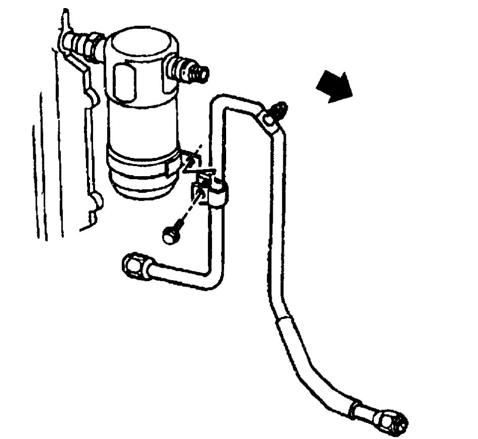 98 Chevy 1500 Orifice Tube Location