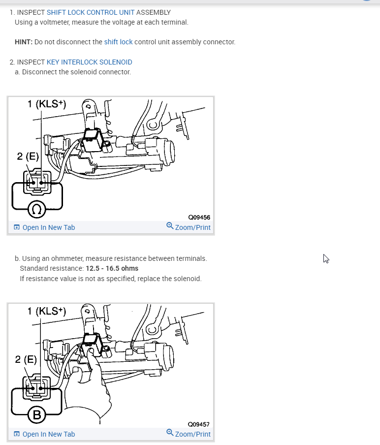 Key Will Not Come Out of the Ignition