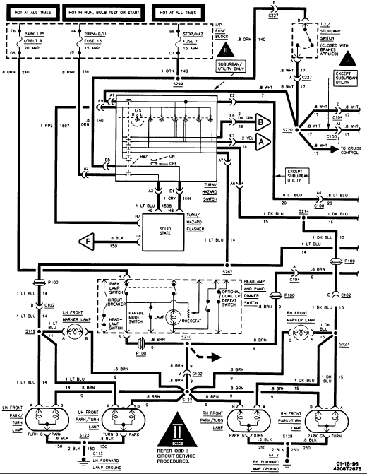 Tail Lights Not Working Electrical, 1995 Chevy Truck Brake Light Wiring Diagram