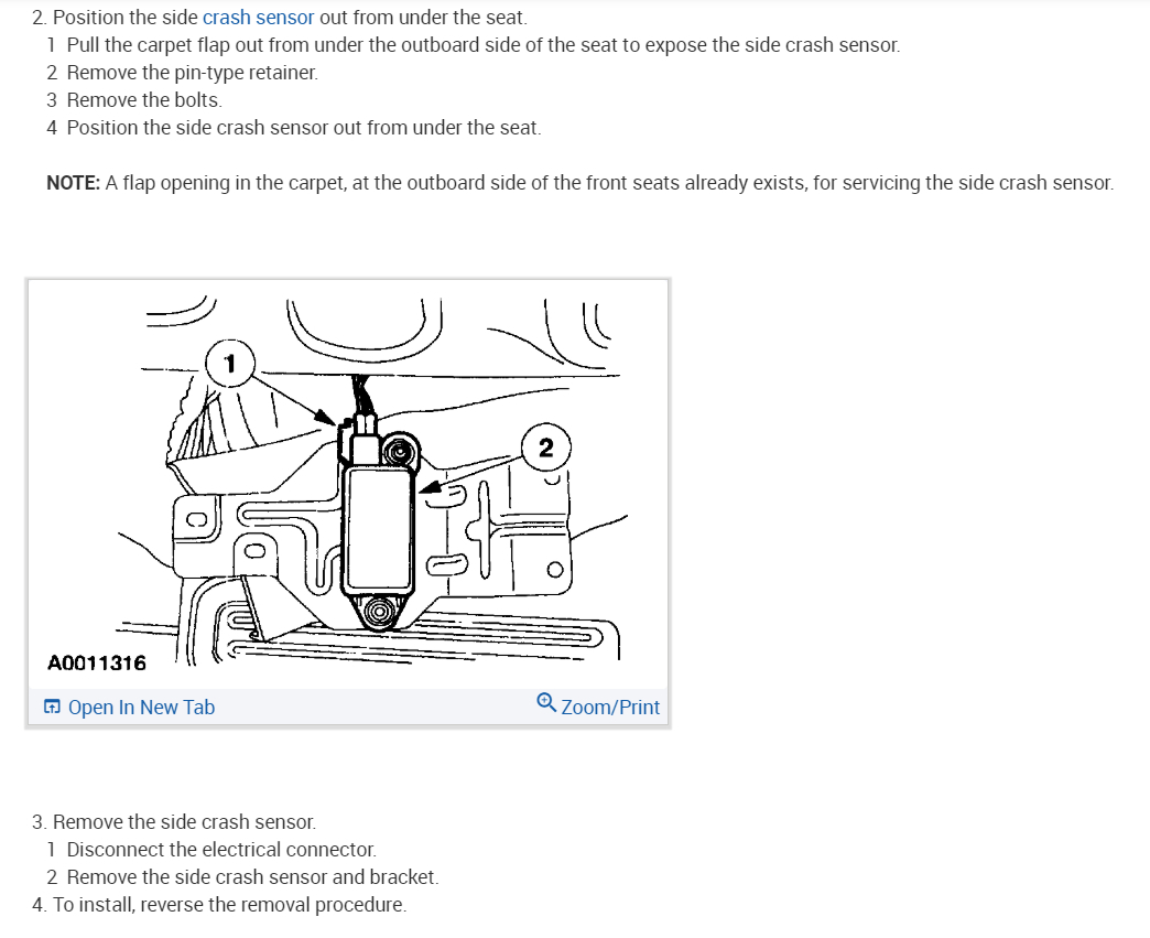 Air Bag Sensor Location Where Is the Air Bag Sensor Location?