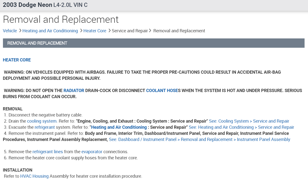 Heater Core How Do I Change a Heater Core? Is There any Less