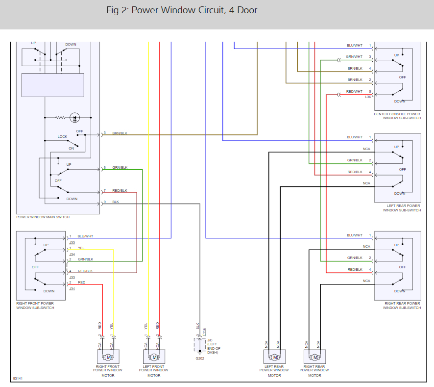 Power Windows: I Have Wiring Diagram for the Window Circuit It