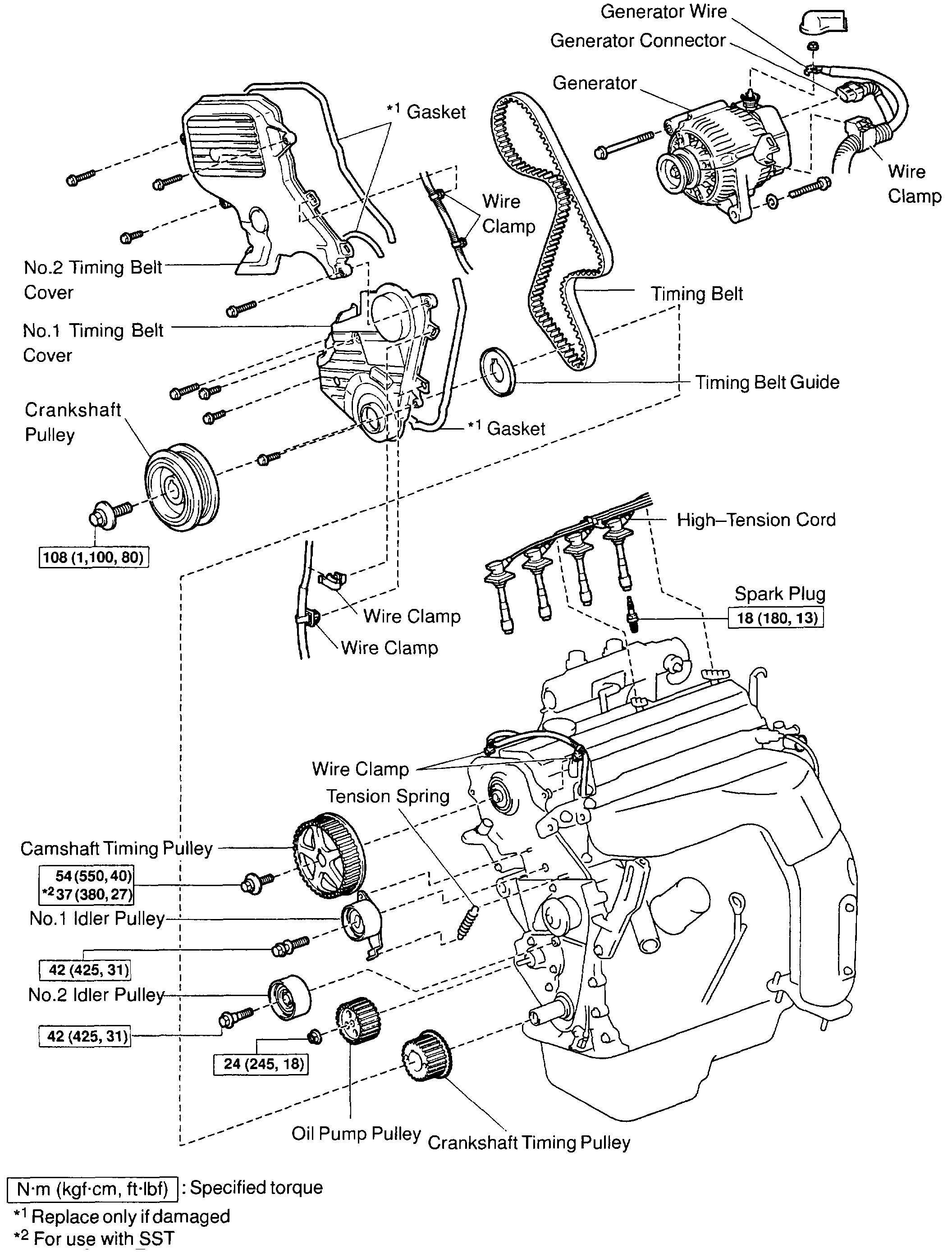 New Timing Belt Jumps Teeth Old Timing Belt Worked Fine. When
