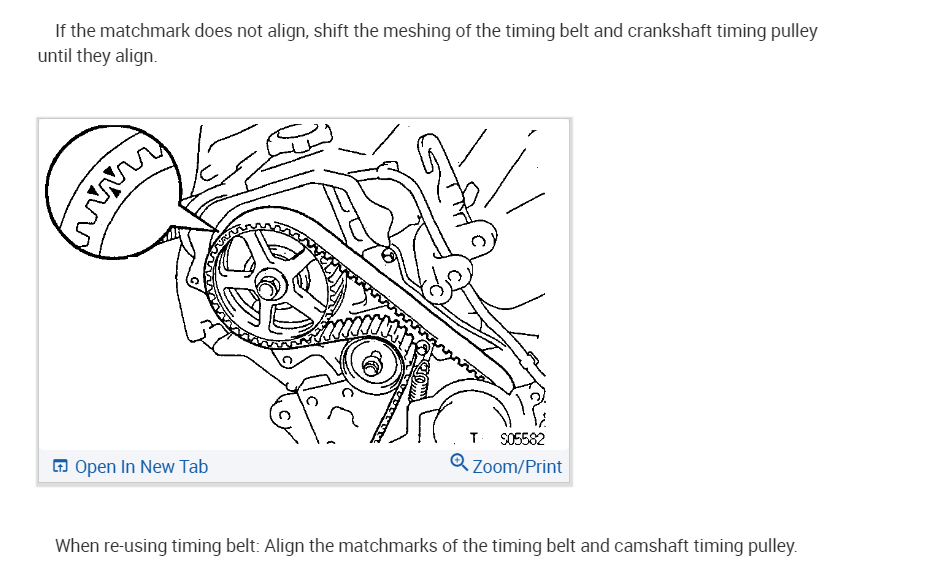 New Timing Belt Jumps Teeth Old Timing Belt Worked Fine. When