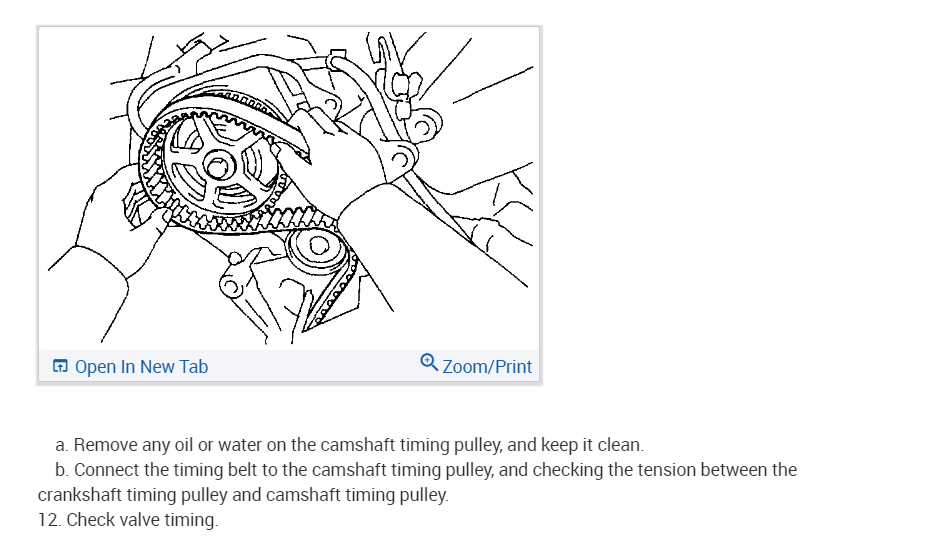 New Timing Belt Jumps Teeth Old Timing Belt Worked Fine. When