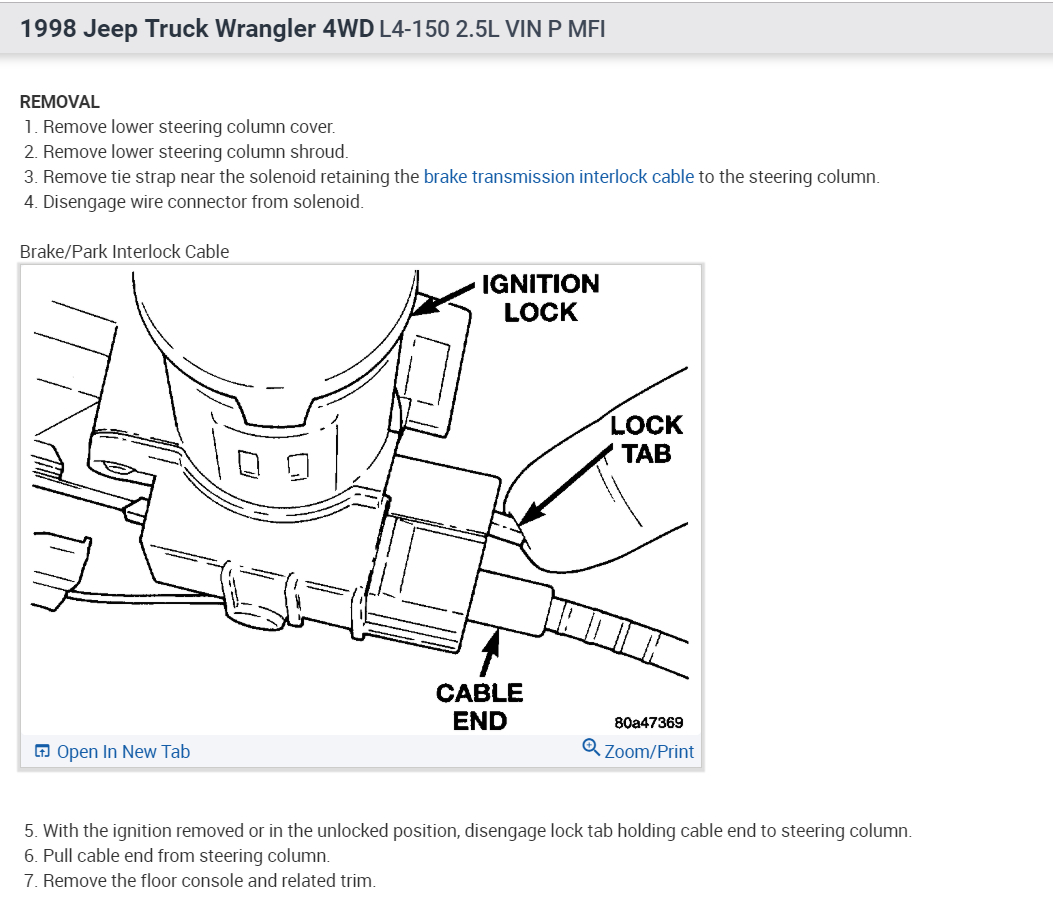 Transmission Stuck in Park Wont Shift Out of Park.