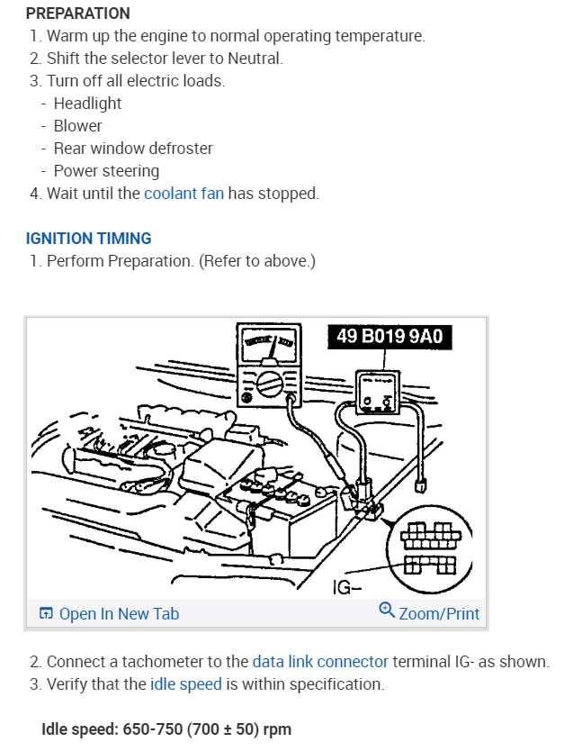 Ignition Timing When I Set the Timing at 10 Deg. Using a Timing