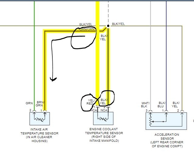 Ect Sensor Wiring Diagram  The Owner Of This Car Make A