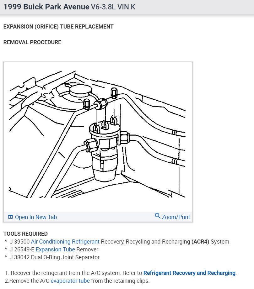 Orifice Tube Where Does the Orifice Tube Fit? Do You Have Diagram...