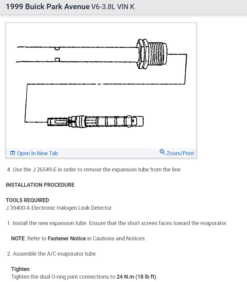 Orifice Tube Where Does the Orifice Tube Fit? Do You Have Diagram...