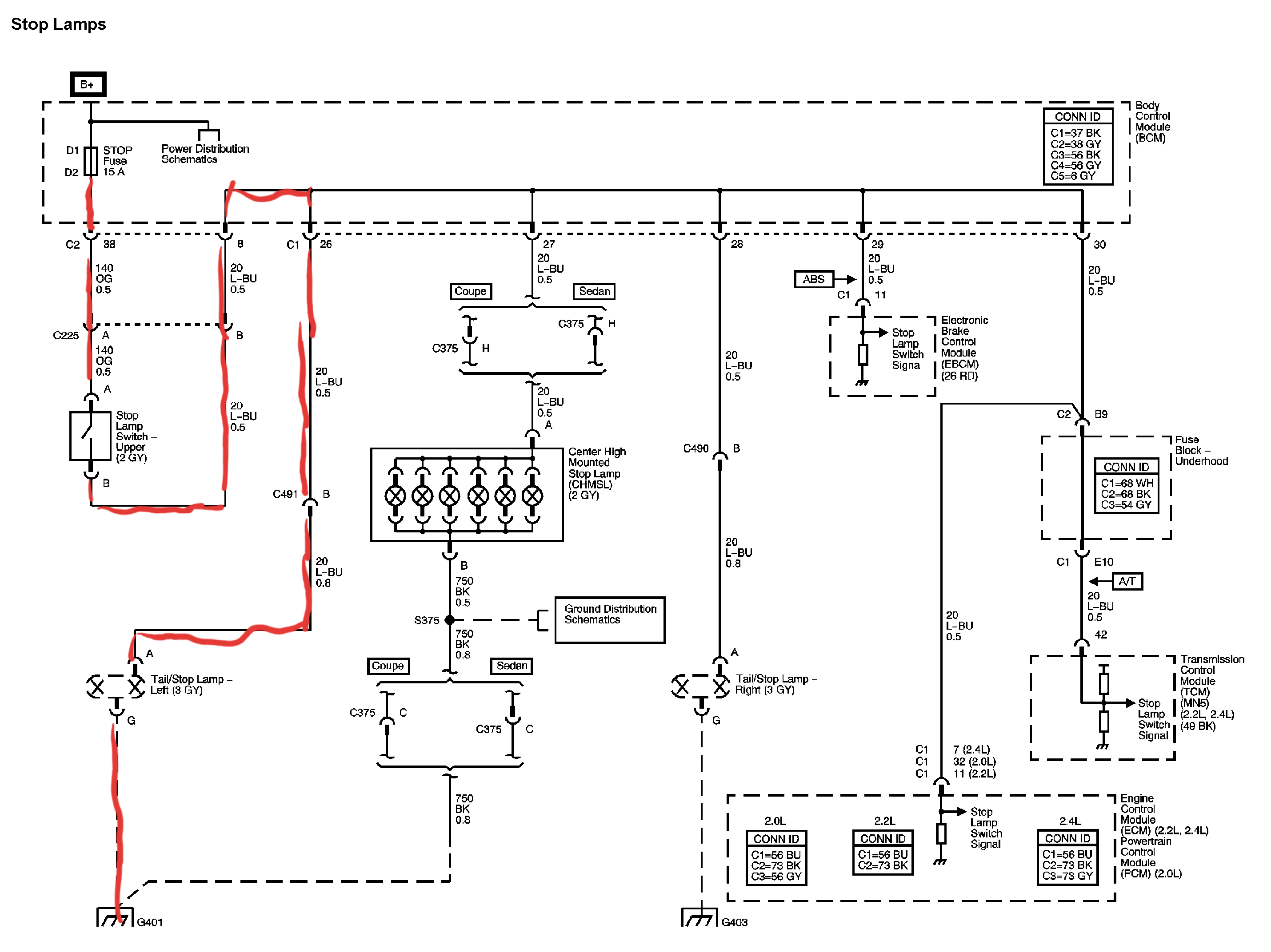 Brake Light Not Working I Had Replaced the Passenger Side Brake