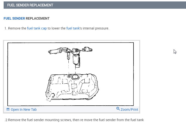 Fuel Level Sending Unit Location Where Is the Sending Unit