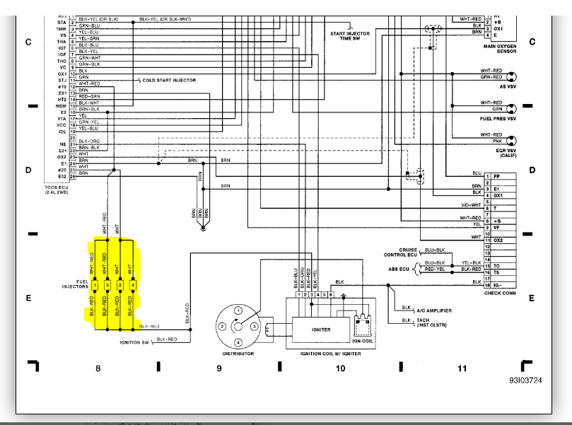 Wiring for Injectors Diagram: I Forgot How to Re Connect My