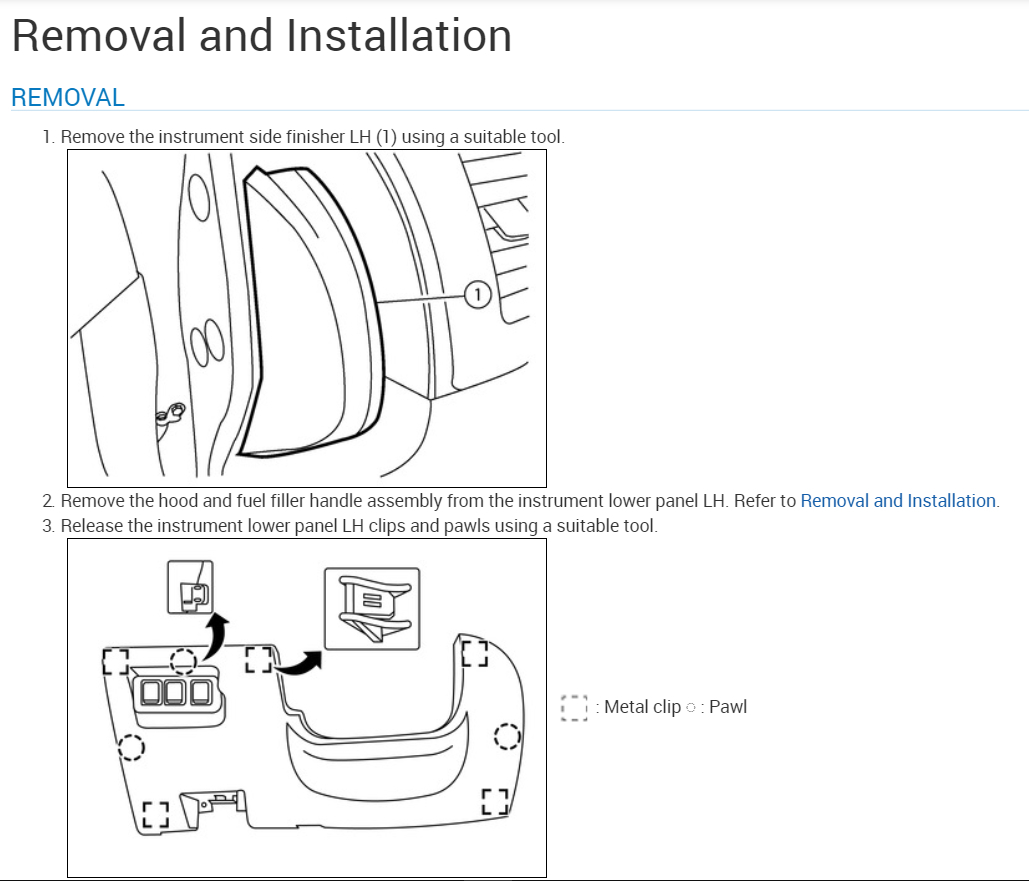 Steering Wheel Lower Dash Panel Removal I Need to Replace the
