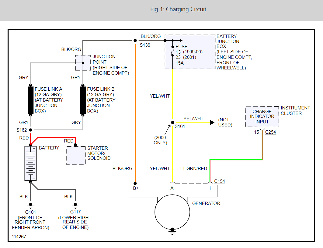 Alternator Wiring Diagram   Car Came With Two Wires Hook