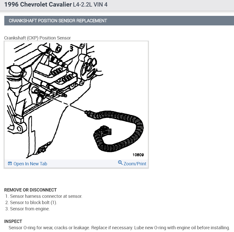 Chevy 3 1 Engine Diagram Camshaft Position Sensor - Wiring Diagram