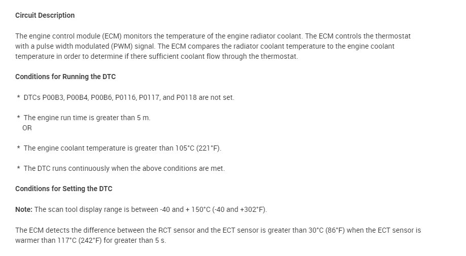 Low Coolant Warning Light and Code P00B7