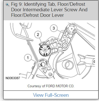 Driver Side Blend Door Actuator Replacement: When AC Is Turned On...