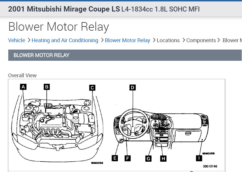 Blower Motor Relay Location I Just Want to Know Where Is the