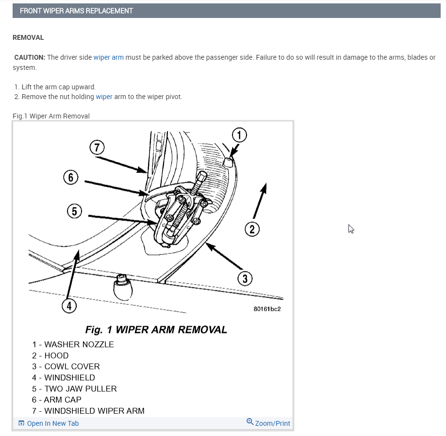 Windshield Wipers Not Stopping Correctly When Turning Wipers Off