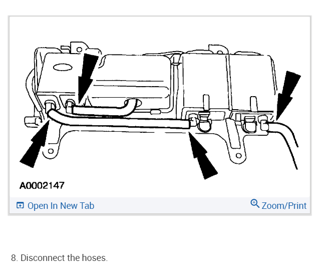Evap Canister Located Can Only Put Gas in a Little at a Time.