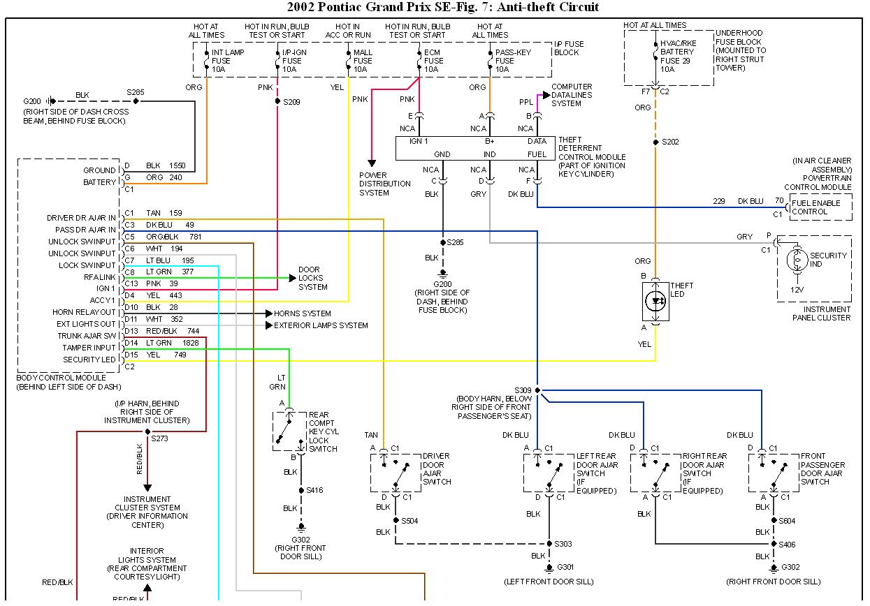 Diagram  Pontiac Grand Prix Ignition Wiring Diagram Full